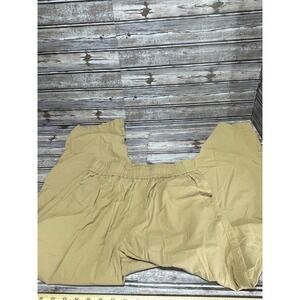 Madewell Pull On Pants Womens Khaki Elastic Waist Lightweight Size Small‎